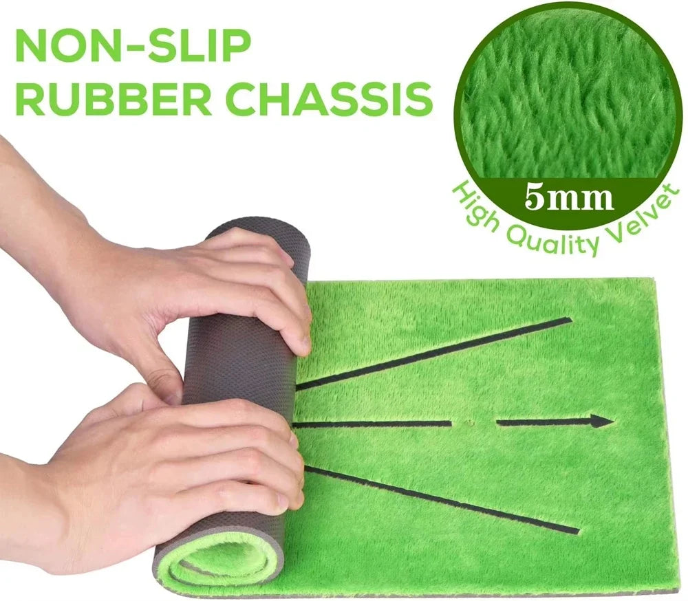 Tragbare, faltbare Golfschlagmatte – Schwungtrainingshilfe