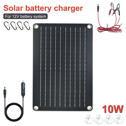 Car Boat 12V Solar Battery Charger