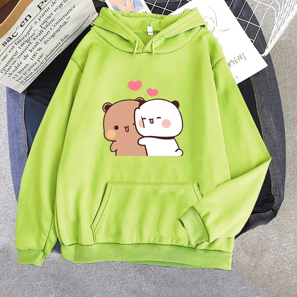Cartoon Panda Bubu And Dudu Plus Size Hoodie