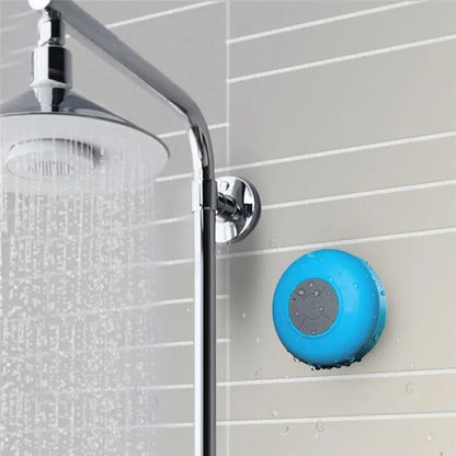 Enceinte de douche Bluetooth étanche avec lumières LED colorées 