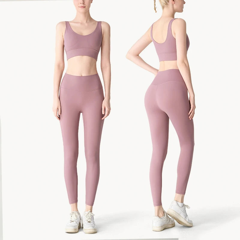 Leggings push-up sans couture pour le fitness des femmes