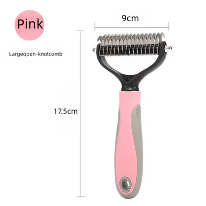 Deshedding Tangled Fur Cutting Groomi Dog Brush