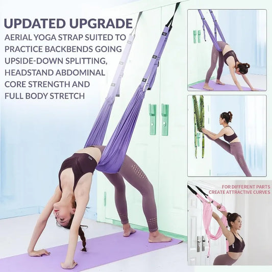 Adjustable Anti Gravity Stretch Aerial Yoga Hammock