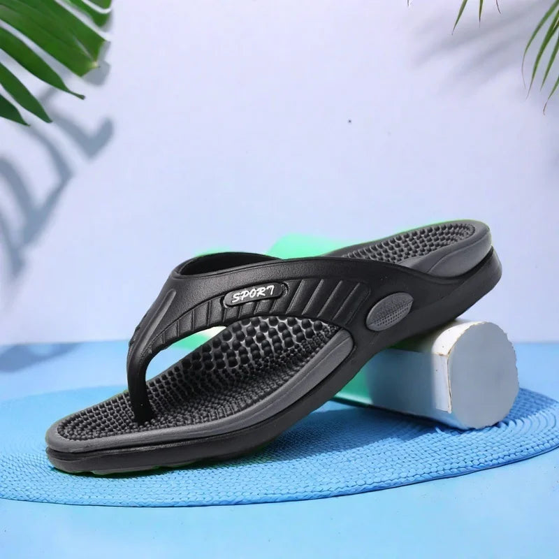 Men's Lightweight Massage Sole Indoor Beach Slippers