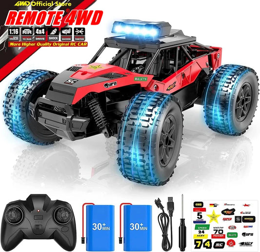 High-Speed 2WD RC Off-Road Racing Truck