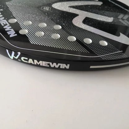 Camewin 3K holografischer Beach-Tennisschläger, Rahmen aus Vollkarbonfaser