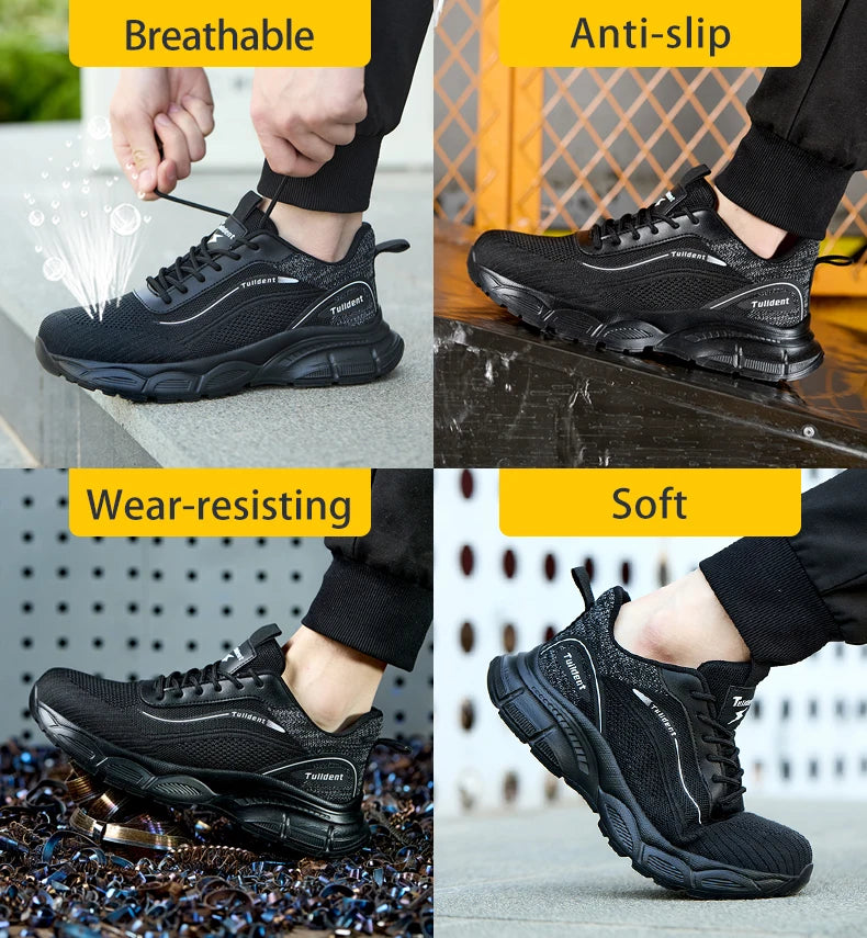 Chaussures de sécurité légères - Baskets pour hommes