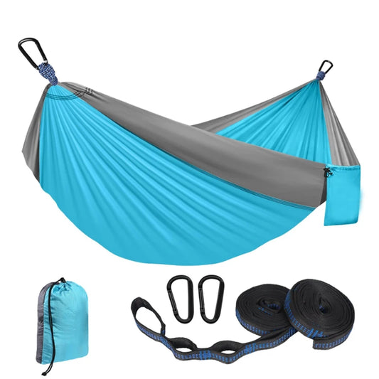 Extra-Large Double Camping Stainless Steel Hooks Hammocks