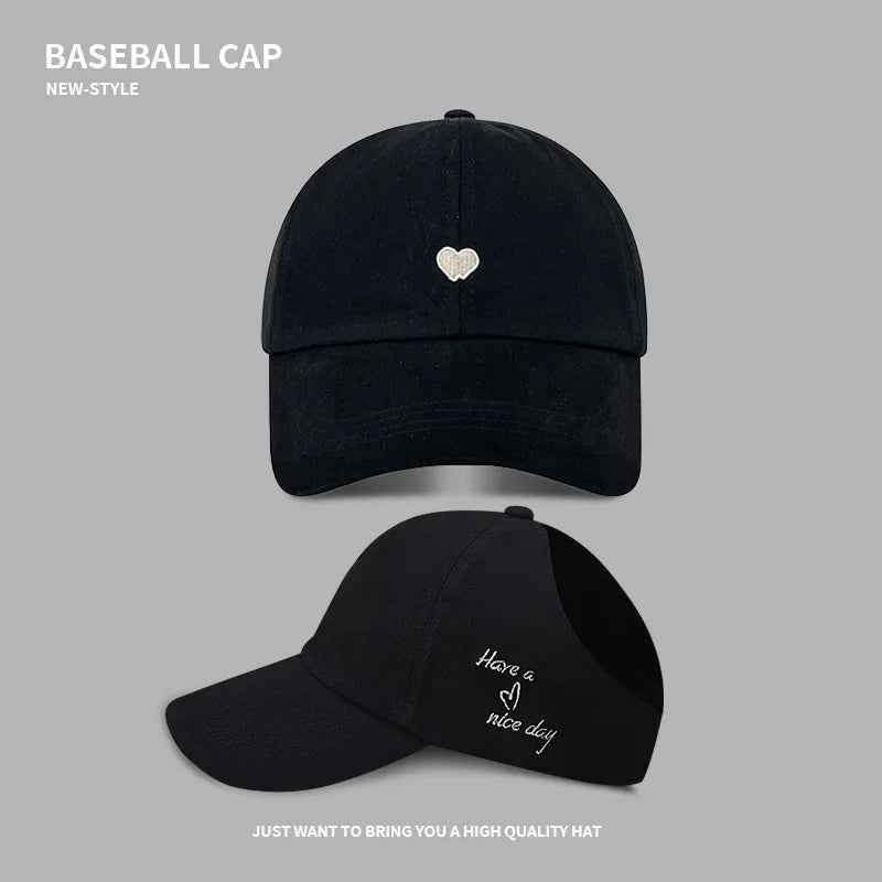 Sommer-Baseballkappe für Damen – Bucket Hat für Pferdeschwänze 