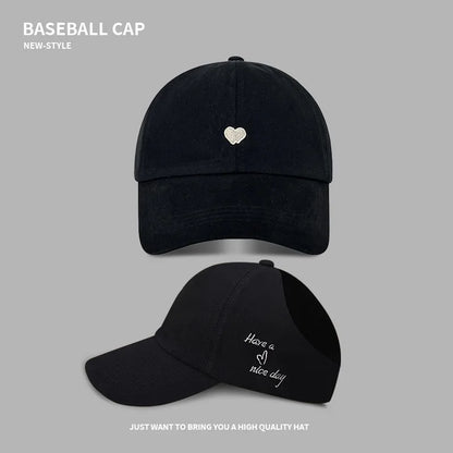Sommer-Baseballkappe für Damen – Bucket Hat für Pferdeschwänze 