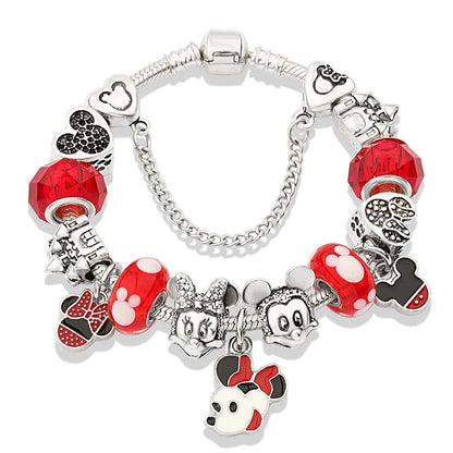 Charm-Armbänder mit Kristallperlen für Damen
