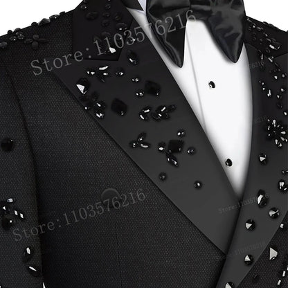 Men's Formal Wedding Suits with Notched Lapel