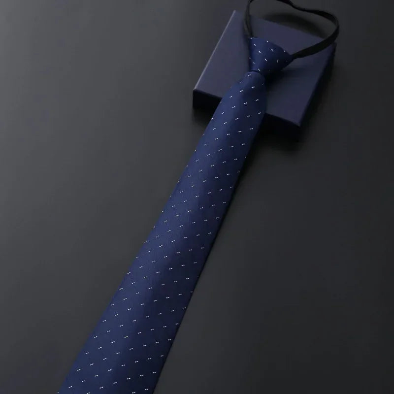 Cravate zippée pour tenue d'affaires et de mariage