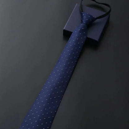 Cravate zippée pour tenue d'affaires et de mariage