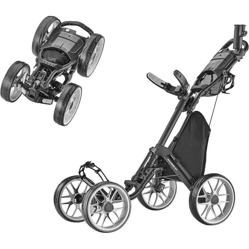 4 Wheel Golf Push Cart