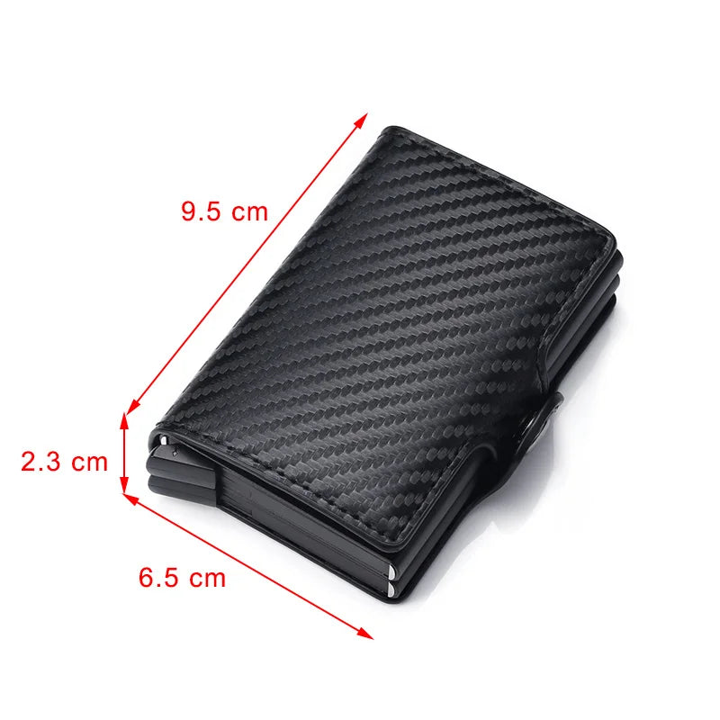 Carbon Fiber Double Anti-RFID Credit Card Holder