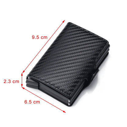 Carbon Fiber Double Anti-RFID Credit Card Holder