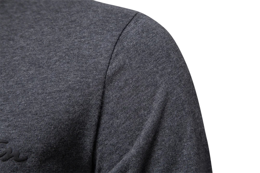 T-shirt 100% coton à manches longues pour hommes