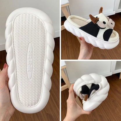 Cute Home Breathable Slippers for Unisex