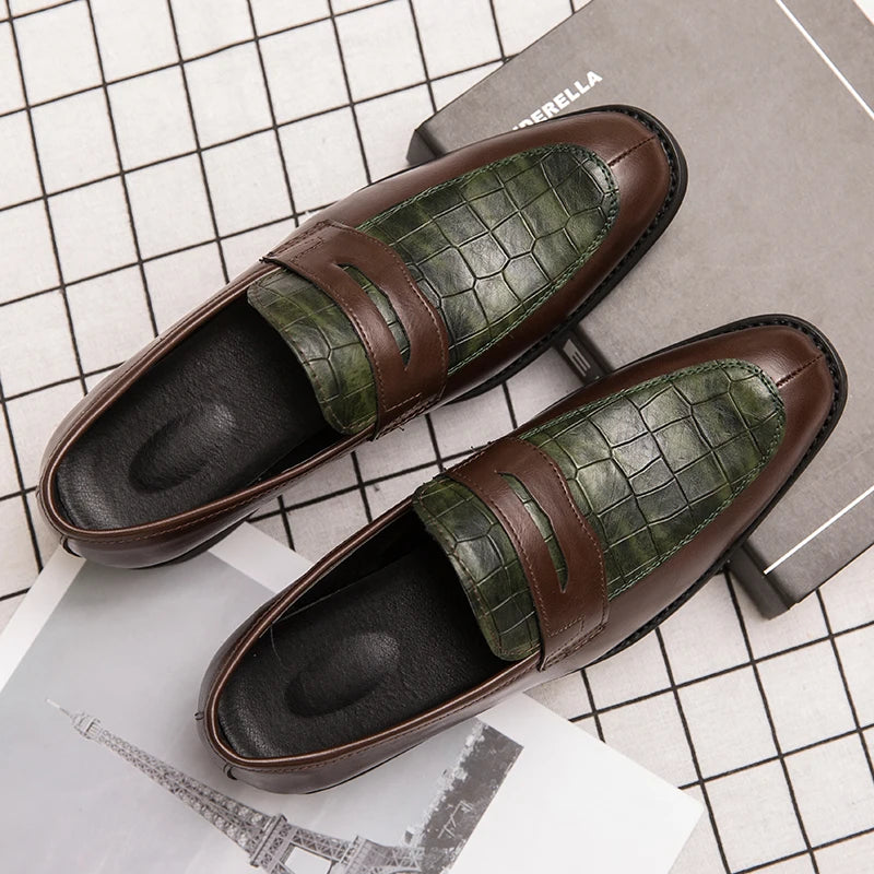 Low Heel Men's Casual Loafers