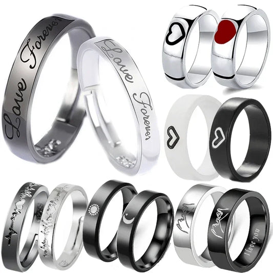 Adjustable ECG Live Mouth Couple Rings