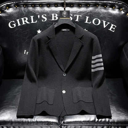 Herbst Langarm Gestrickte Offene Strickjacke männer Design Koreanischen Stil Vielseitig Trendy Luxus Casual