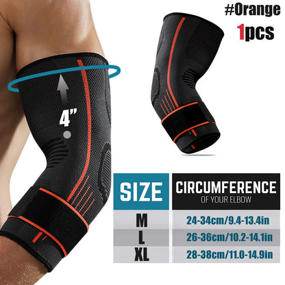 Therapeutische Ellbogen-Kompressionsbandage – Verstellbarer Riemen zur Schmerzlinderung und Stabilisierung