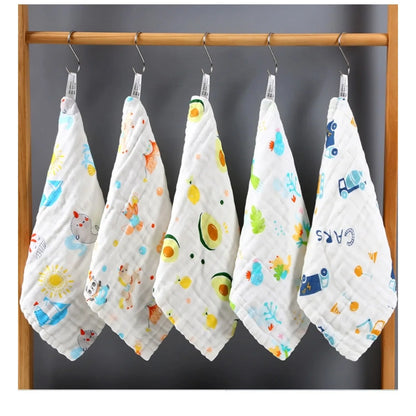 Baby-Handtücher, Musselin-Quadrate, Baumwoll-Waschlappen, Handtuch