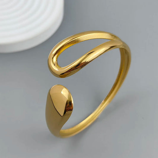 316L Stainless Steel Gold Rings For Women