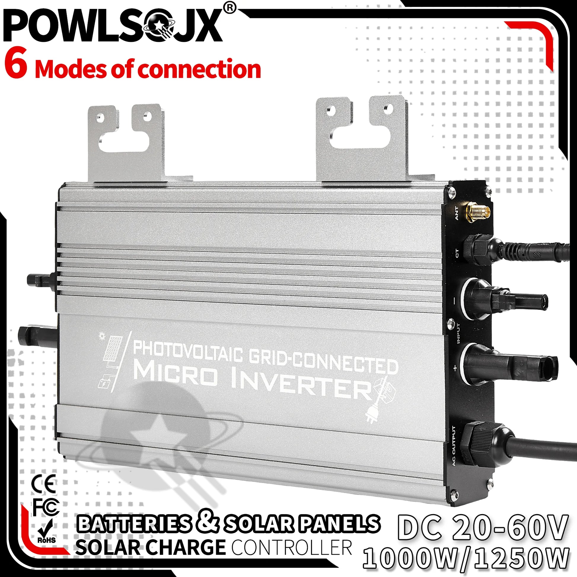 Dual Input Solar Grid Connected Inverter