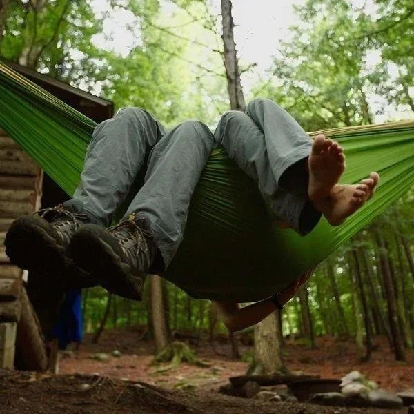 Hamacs simples en toile de parachute pour camping en plein air