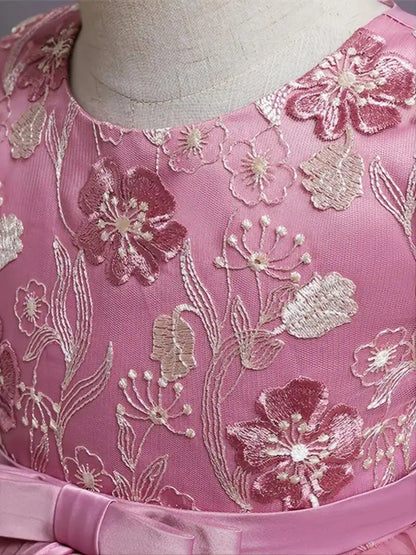 Robes d'été mi-longues pour filles de 4 à 6 ans