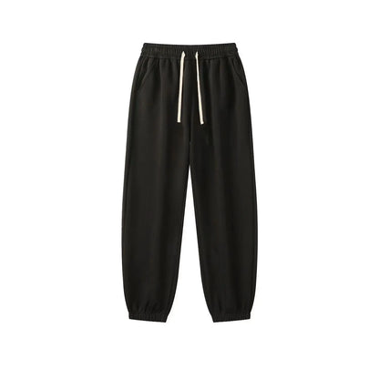 Mens Streetwear Cotton Casual Loose Trousers