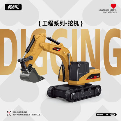 Light and Sound Remote Control Excavator Toy