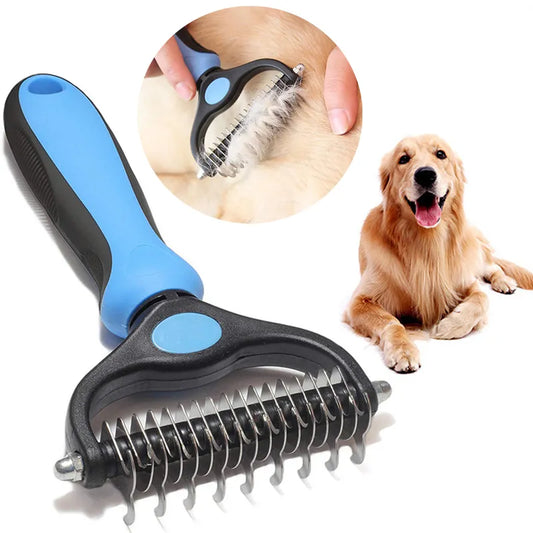 Dog Hair Remover Pet Fur Knot Cutter Puppy Cat Comb Brushes Dogs Grooming