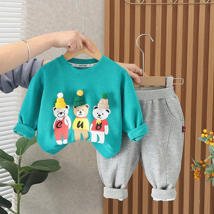 NEW Spring Autumn Kids Clothes - Baby Cotton Clothes