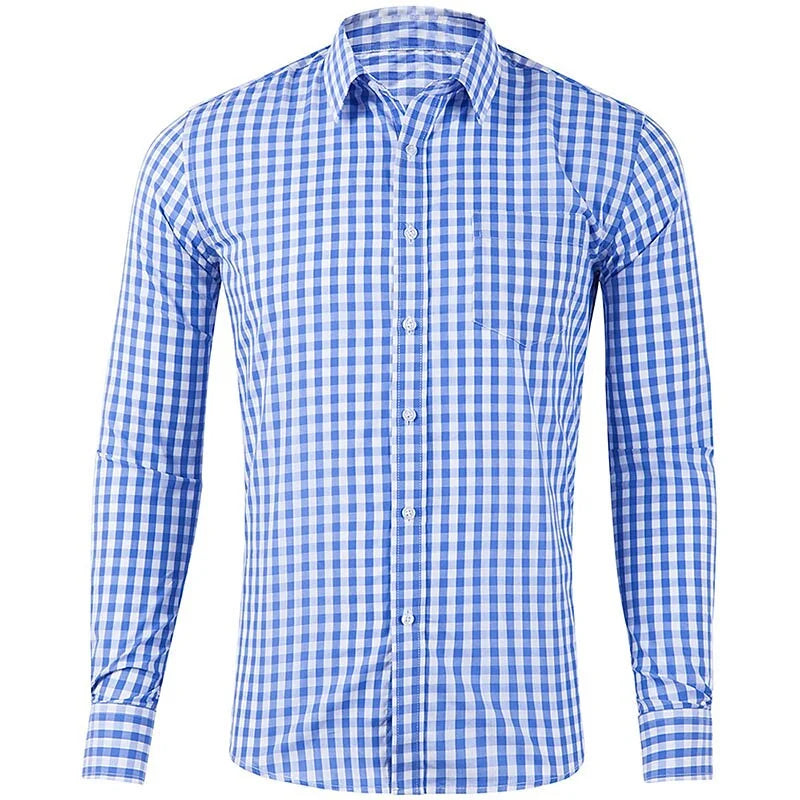Polo blanc vierge à manches courtes pour homme, chemises décontractées à col