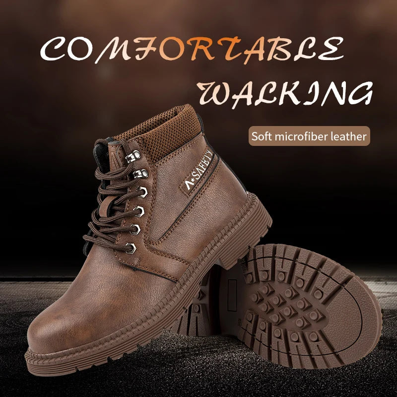 Chaussures de travail indestructibles - Bottes imperméables pour hommes