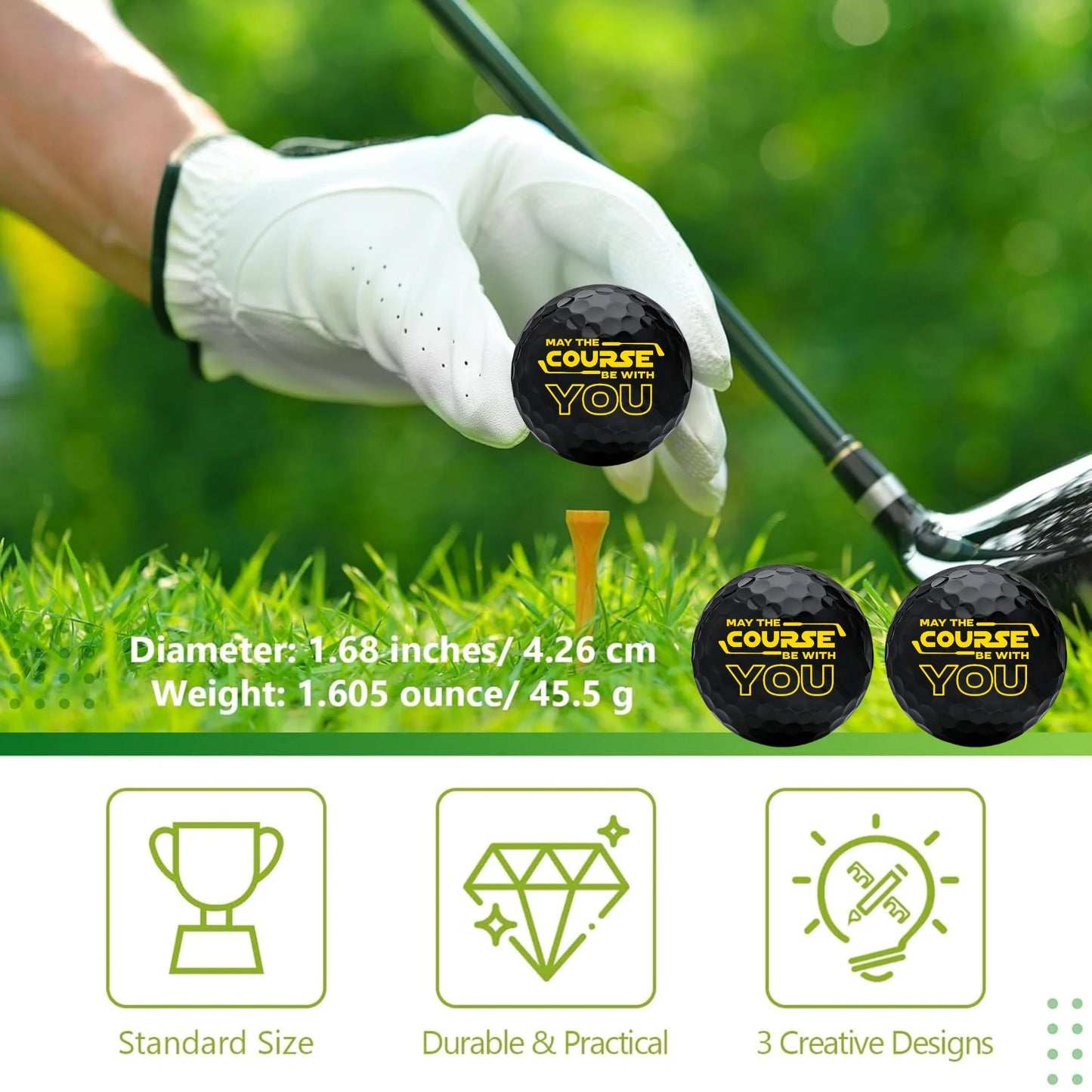 funny golf balls, golf balls