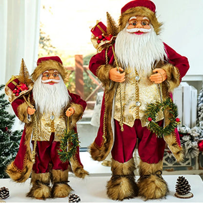 30cm Santa Claus Doll Christmas Decoration