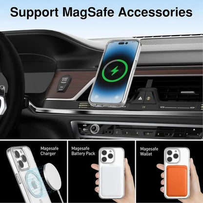 Transparente magnetische Hülle für iPhone-Modelle