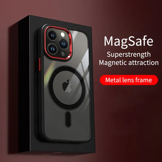 Clear Magnetic Magsafe iPhone Case for Various Models