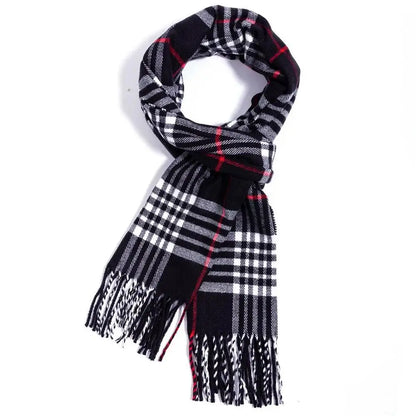 Men’s Cashmere Scarf – Warm Winter Shawl Wrap Pashmina