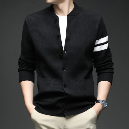 Men's Warm Knitted Cardigan Sweater Jacket