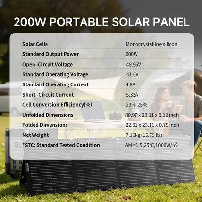 Foldable Monocrystalline Portable Solar Panel