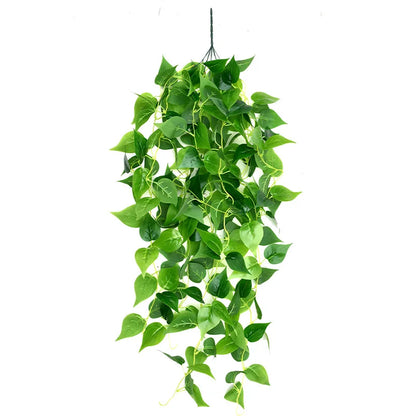 Artificial Hanging Plant Fake Ivy Leaves Vine Porch Garden Pot Indoor Outdoor Decor