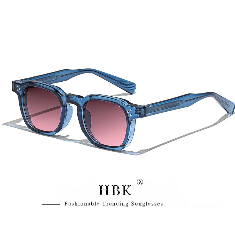 Unisex Retro Square Punk Sunglasses