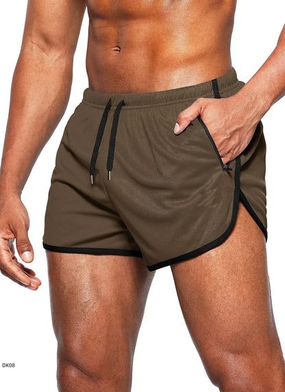Men’s Breathable Mesh Gym Shorts – Summer Fitness & Casual Sport Shorts