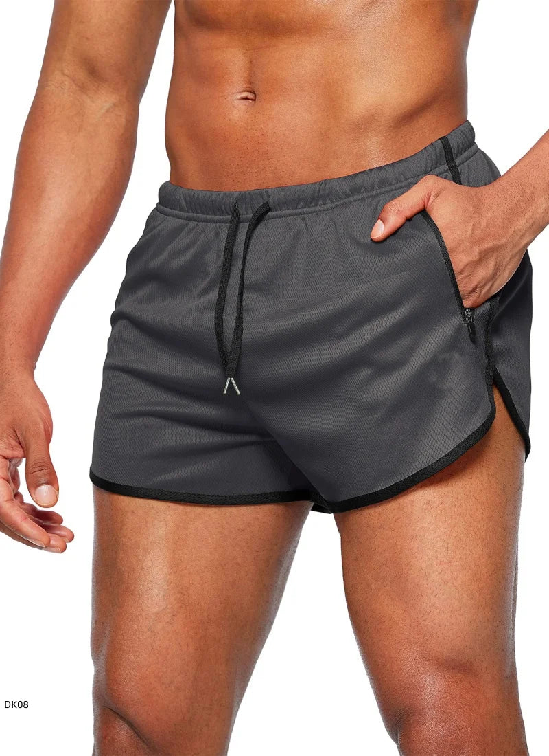 Men’s Breathable Mesh Gym Shorts – Summer Fitness & Casual Sport Shorts