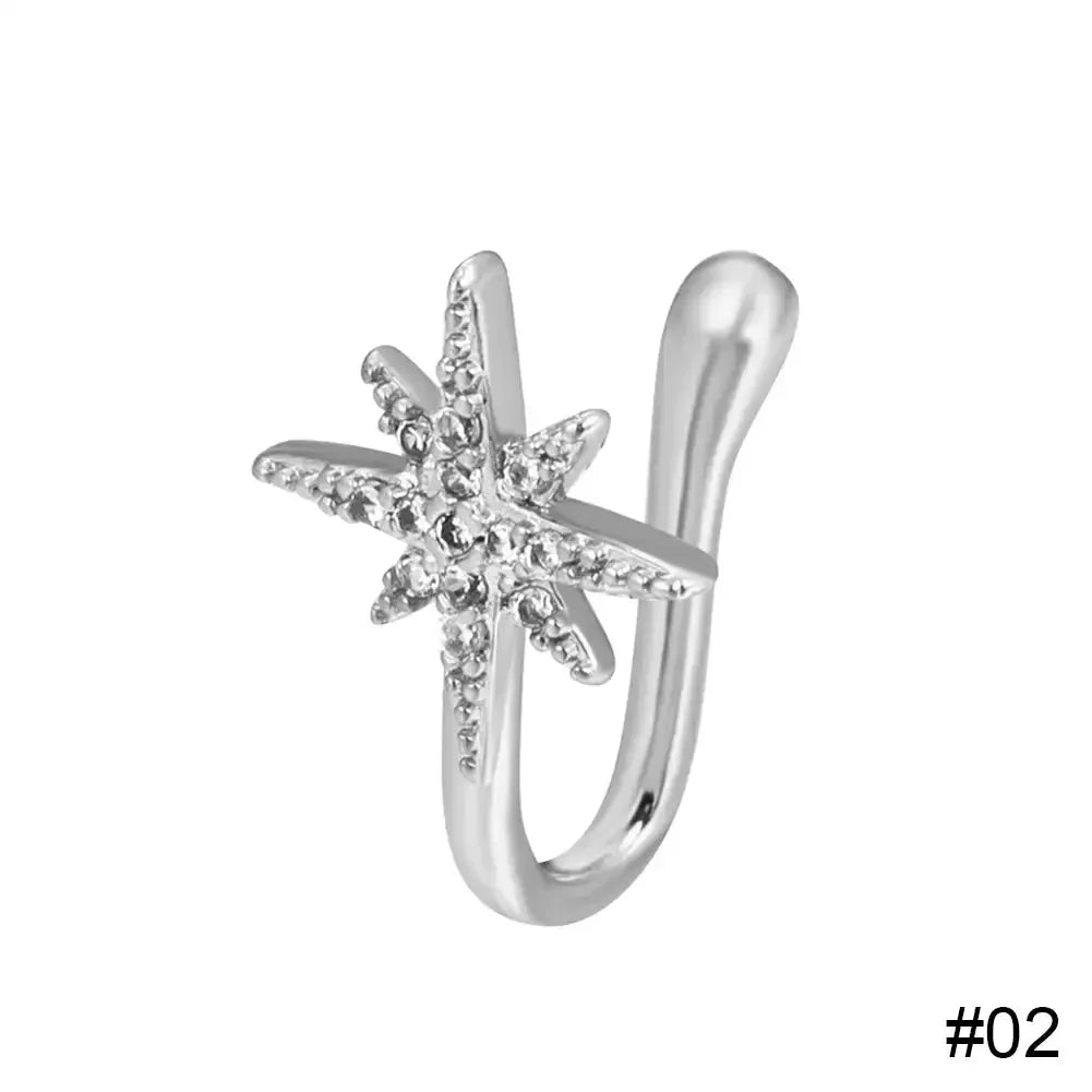 Women's Delicate Fake Piercing Nose Clip